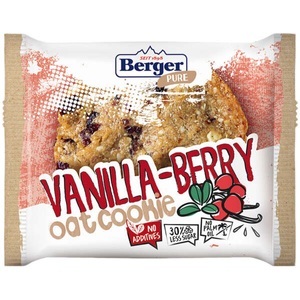 Berger, Berger Pure Vanilla-Berry Cookie 45g, Berger Pure Vanilla-Berry Cookie 45g