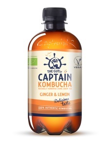 Captain Kombucha, Captain Kombucha Ingwer & Zitrone 400ml