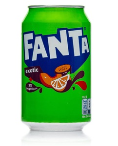 Fanta, Fanta Exotic 330 ml Dänemark, Fanta Exotic 330ml