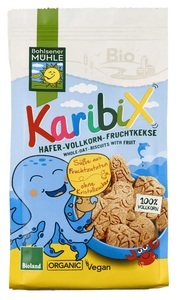 Bohlsener Mühle, Karibix Hafer Vollkorn Fruchtkekse 125g, Karibix Hafer Vollkorn Fruchtkekse 125g
