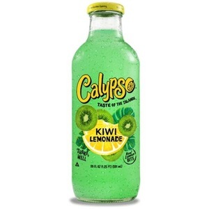 Calypso, Calypso Lemonades diverse Sorten, 473ml, Calypso Kiwi Lemonade Glasflasche 473ml
