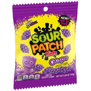 Sour Patch Kids, Sour Patch Kids Grape 101g, Sour Patch Kids Grape 101g