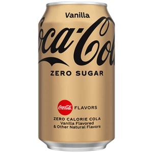 Coca-Cola Company, Coca Cola Vanilla ZERO 355 ml USA, Coca Cola Vanilla Zero USA 355ml