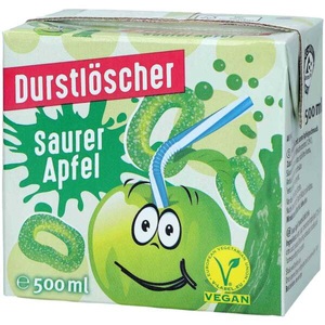 Durstlöscher, Durstlöscher Saurer Apfel 500ml, Durstlöscher Saurer Apfel 500ml