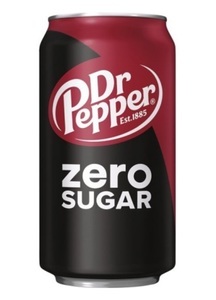 Dr Pepper, Dr Pepper Zero Sugar Classic 355ml, Dr Pepper Zero Sugar Classic 355ml