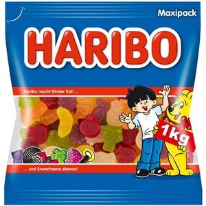 Haribo Süssigkeiten, Haribo Tropifrutti 1kg, Haribo Tropifrutti 1kg