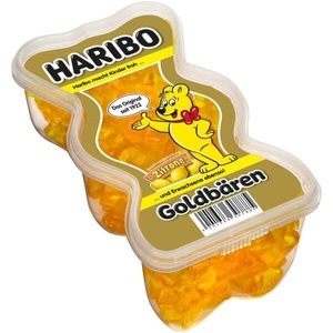Haribo Süssigkeiten, Haribo Goldbären Zitrone 450g, Haribo Goldbären Zitrone 450g