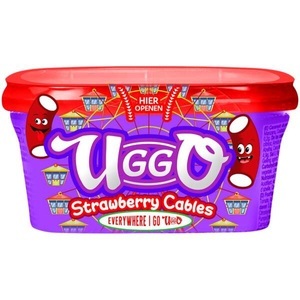 Uggo, Uggo Strawberry Cable Halal 200g, Uggo Strawberry Cable Halal 200g
