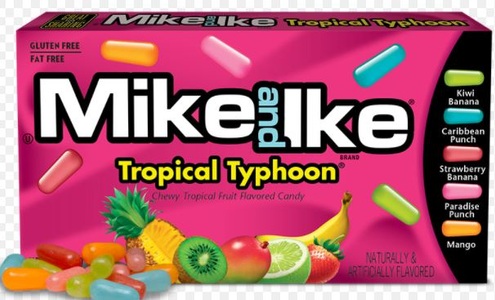 undefined, Mike and Ike Mega Mix Sour! 141g Dragierte Kaubonbons, extra-sauer., Mike and Ike Mega Mix Sour!