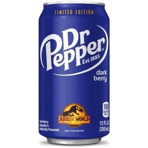 Dr Pepper, Dr. Pepper Dark Berry 355ml, Dr. Pepper Dark Berry 355ml