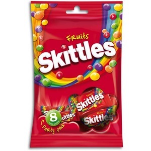 undefined, Skittles Fruits 208g 8 Minibeutel mit Kaudragees mit knuspriger Zuckerhülle und Fruchtgeschmack, Skittles Fruits 208g 8 Minibeutel mit Kaudragees