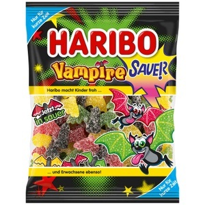 Haribo Süssigkeiten, Haribo Vampire sauer 175g, Haribo Vampire sauer 175g