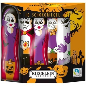 Riegelein, Riegelein Halloween Schokoriegel 10 Stück, Riegelein Halloween Schokoriegel 10 Stück