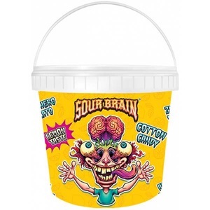 Lolliboni, Sour Brain Zuckerwatte 50g, Sour Brain Zuckerwatte 50g