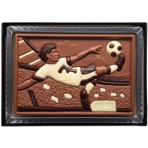 Weibler Chocolat, Fussball Schokoladentafel 85g, Fussball Schokoladentafel 85g