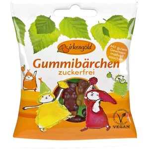 Birkengold, Birkengold Gummibärchen vegan 50g, Birkengold Gummibärchen Zuckerfrei & Vegan 50g