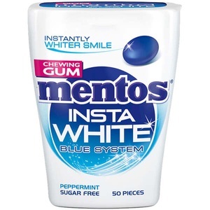 Mentos, Mentos Gum Insta White 75g, Mentos Gum Insta White 75g