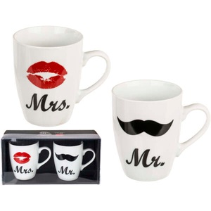 Out of the blue, Tassen-Set Mr. und Mrs., Mr & Mrs Tassen Set