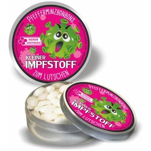 Humor Apotheke, Lama Herzbonbons, Kleiner Impfstoff grün 55g