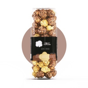 Crazy Popcorn, Crazy Popcorn Dark & White Chcolate 70g, Crazy Popcorn Dark & White Chocolate 70g