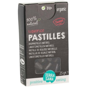 TerraSana, Lakritz Pastillen Anis 25g, Lakritz Pastillen Naturell 25g