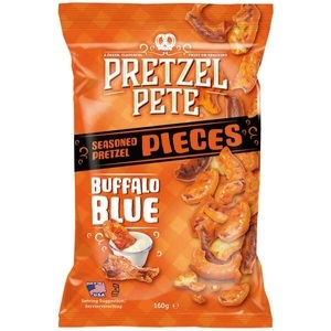 Pretzel Pete, Pretzel Pete Pieces Buffalo Blue 160g, Pretzel Pete Pieces Buffalo Blue 160g