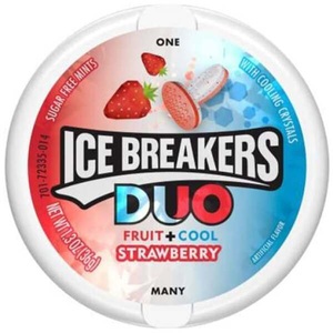 Ice Breakers, Ice Breakers Duo Mint Strawberry 36g, 