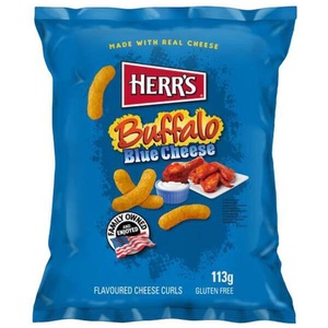 Herrs, Herr's Buffalo Blue Cheese 113g, Herr's Buffalo Blue Cheese Curls 113g