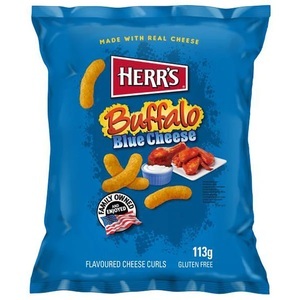 Herrs, Herr's Buffalo Blue Cheese 113g, Herr's Buffalo Blue Cheese Curls 113g