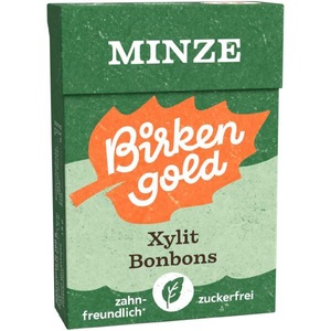 Birkengold, Xylit Bonbons Minze 30g, Xylit Bonbons Minze 30g