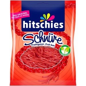 Hitschler, Hitschler Schnüre diverse Sorten, 125g, Schnüre Erdbeere 125g