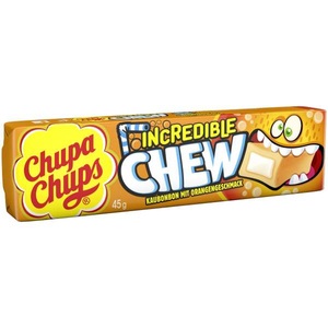 Chupa Chups, Chupa Chups Incredible Chew Orange 45g, Chupa Chups Incredible Chew Orange 45g