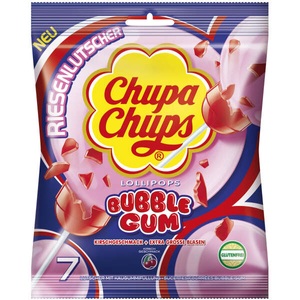 Chupa Chups, Chupa Chups Lollipops Bubble Gum Kirsch 7er, Chupa Chups Lollipops Bubble Gum Kirsch 7er