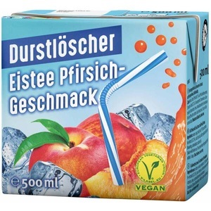 Durstlöscher, Durstlöscher Eistee Pfirsich 500ml, Durstlöscher Eistee Pfirsich 500ml