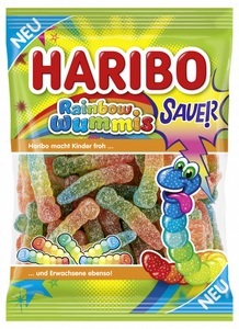 Haribo Süssigkeiten, Haribo Rainbow Wummis sauer 160g, Haribo Rainbow Wummis sauer 160g