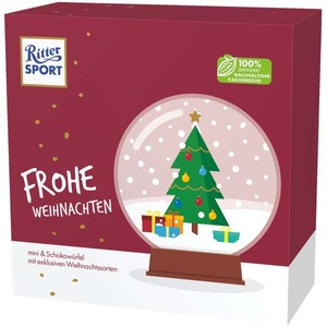 Ritter Sport, Ritter Sport Frohe Weihnachten Geschenk 187g, Ritter Sport Frohe Weihnachten Geschenk 187g