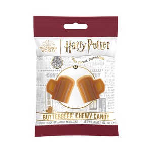 Jelly Belly, Jelly Belly Harry Potter Butterbeer Chewy Candy 59g, Jelly Belly Kaubonbon Harry Potter Butterbeer Chewy Candy 59 g