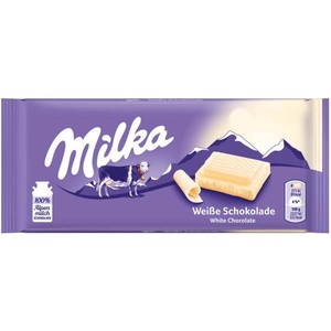 Milka, Milka Weisse Schokolade - 100 g, Milka Weiße Schokolade 100g