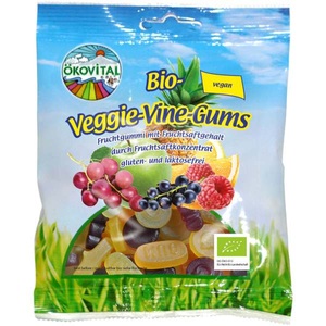 Ökovital, Ökovital Bio Veggie Vine Gums 100g, Ökovital Bio Veggie Vine Gums 100g