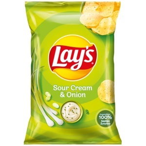 Lay's, Lay's Sour Cream & Black Pepper 150g, Lay's Sour Cream & Black Pepper 150g