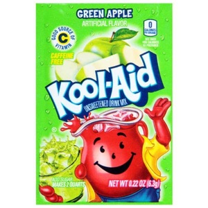Kool-Aid, Kool-Aid Bag Green Apple 6.3g, Kool-Aid Bag Green Apple 6.3g
