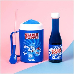 Slush Puppie, Slush Puppie Becher & Sirup Set blau, Slush Puppie Becher & Sirup Set blau