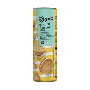 Veganz, Veganz Bio Doppelkeks Lemon 400g, Veganz Bio Doppelkeks Lemon 400g