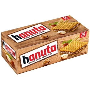 Ferrero, hanuta 10er Haselnuss Schnitten, Hanuta 10er 220g