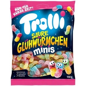 Trolli, Trolli Saure Glühwürmchen Minis 150g, Trolli Saure Glühwürmchen Minis 150g