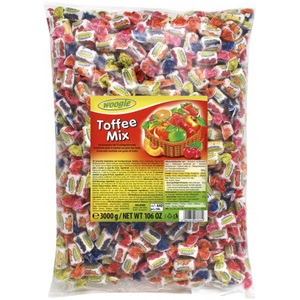 Woogie, WOOGIE Süssigkeiten Toffee-Mix, 3,0 kg, Bonbons Toffee Mix 3kg