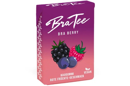 BraTee by Capital Bra, BraTee Kaugummi Bra Berry 23.5g