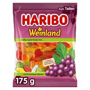 Haribo Süssigkeiten, Haribo Weinland 175g, Haribo Weinland 175g