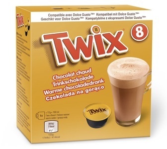Mars UK, Mars UK Twix Dolce Gusto Trinkschokolade 8 Kapseln