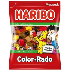 Haribo Süssigkeiten, Haribo Maxipack Color-Rado 1kg, Haribo Maxipack Color-Rado 1kg